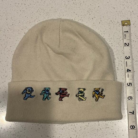 Beautiful Grateful Dead Dancing Bears Beanie - Picture 3 of 3